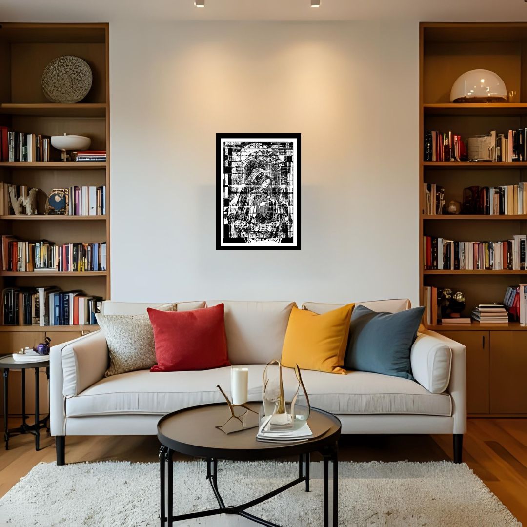 Ressentir la lumière spectrale et vénérable de l'auréole de Sainte-Thérèse de Lisieux, tel est l'objectif de cette œuvre d'art numérique
To feel the spectral, venerable light of Saint Thérèse of Lisieux's halo, that is the aim of this digital work of art.